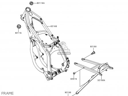FRAME - KX125-L2 2000 EUROPE AS
