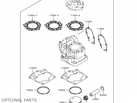 OPTIONAL PARTS - KX125-L2 2000 EUROPE AS