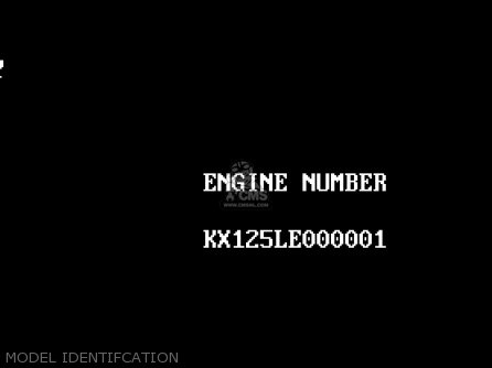 MODEL IDENTIFCATION - KX125-L2 2000 EUROPE AS