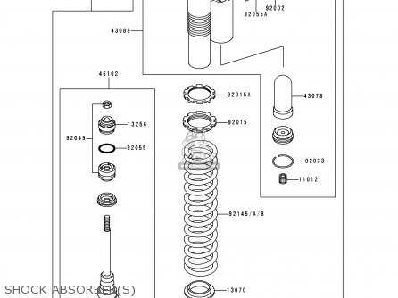 SHOCK ABSORBER(S) - KX125-L2 2000 USA CANADA