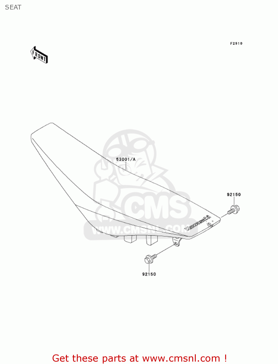 SEAT KX125-L3 KX125 2001 USA CANADA