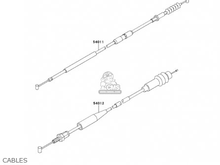 CABLES - KX125-L3 KX125 2001 USA CANADA