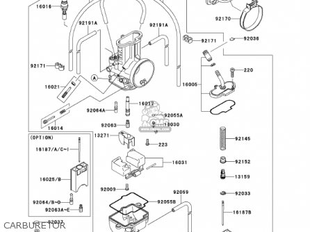 CARBURETOR - KX125-L3 KX125 2001 USA CANADA