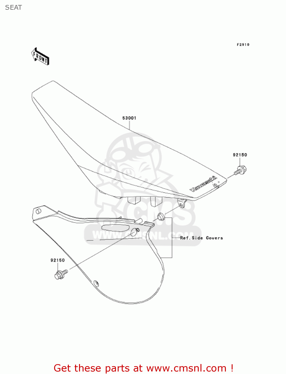 SEAT KX125-L4 KX125 2002 USA CANADA