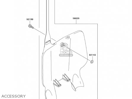 ACCESSORY - KX125-L4 KX125 2002 USA CANADA