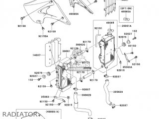 RADIATOR - KX125-M1 KX125 2003 USA CANADA