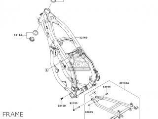FRAME - KX125-M1 KX125 2003 USA CANADA