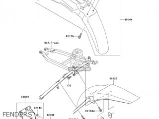 FENDERS - KX125-M1 KX125 2003 USA CANADA