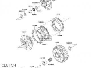 CLUTCH - KX125-M1 KX125 2003 USA CANADA