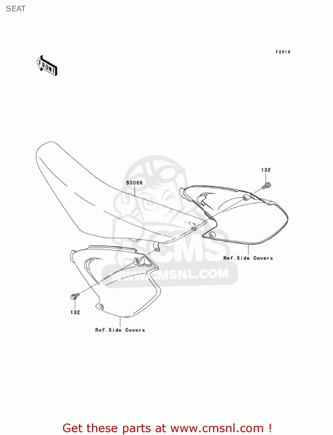 SEAT KX125-M2 KX125 2004 USA CANADA