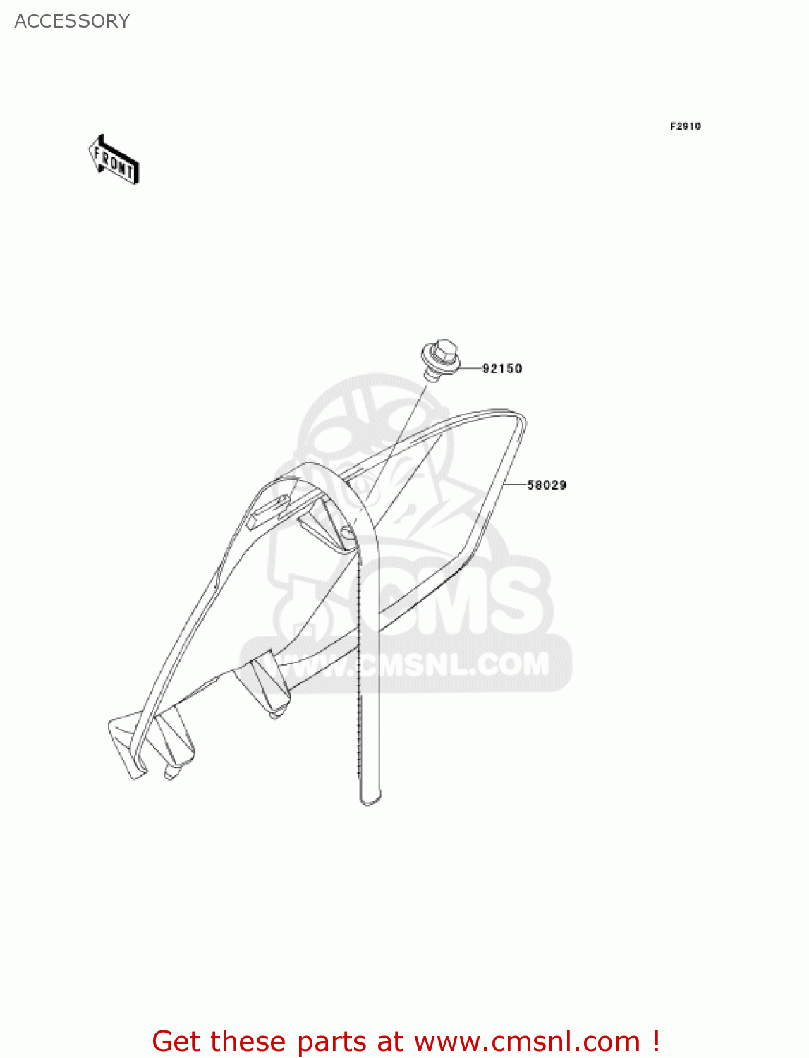ACCESSORY KX125-M2 KX125 2004 USA CANADA
