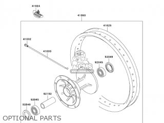 OPTIONAL PARTS - KX125-M3 KX125 2005 USA CANADA