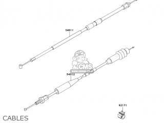 CABLES - KX125-M3 KX125 2005 USA CANADA