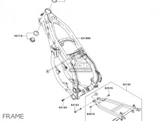 FRAME - KX125-M3 KX125 2005 USA CANADA