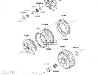 CLUTCH - KX125-M3 KX125 2005 USA CANADA