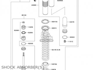 SHOCK ABSORBER(S) - KX125-M3 KX125 2005 USA CANADA