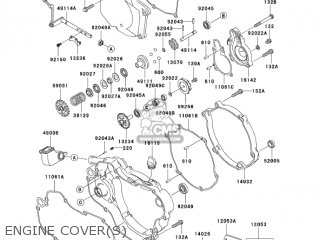 ENGINE COVER(S) - KX125-M3 KX125 2005 USA CANADA