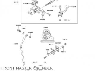 FRONT MASTER CYLINDER - KX125-M3 KX125 2005 USA CANADA