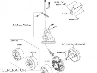 GENERATOR - KX125-M3 KX125 2005 USA CANADA