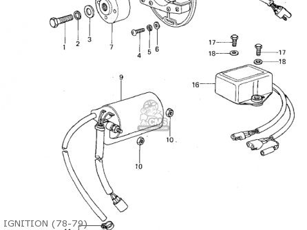 IGNITION (78-79) - KX250-A4 1978