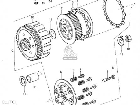 CLUTCH - KX250-A6 KX250 1980 USA CANADA EXPORT