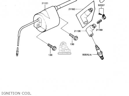 IGNITION COIL - KX250-B1 KX250 1982 USA CANADA