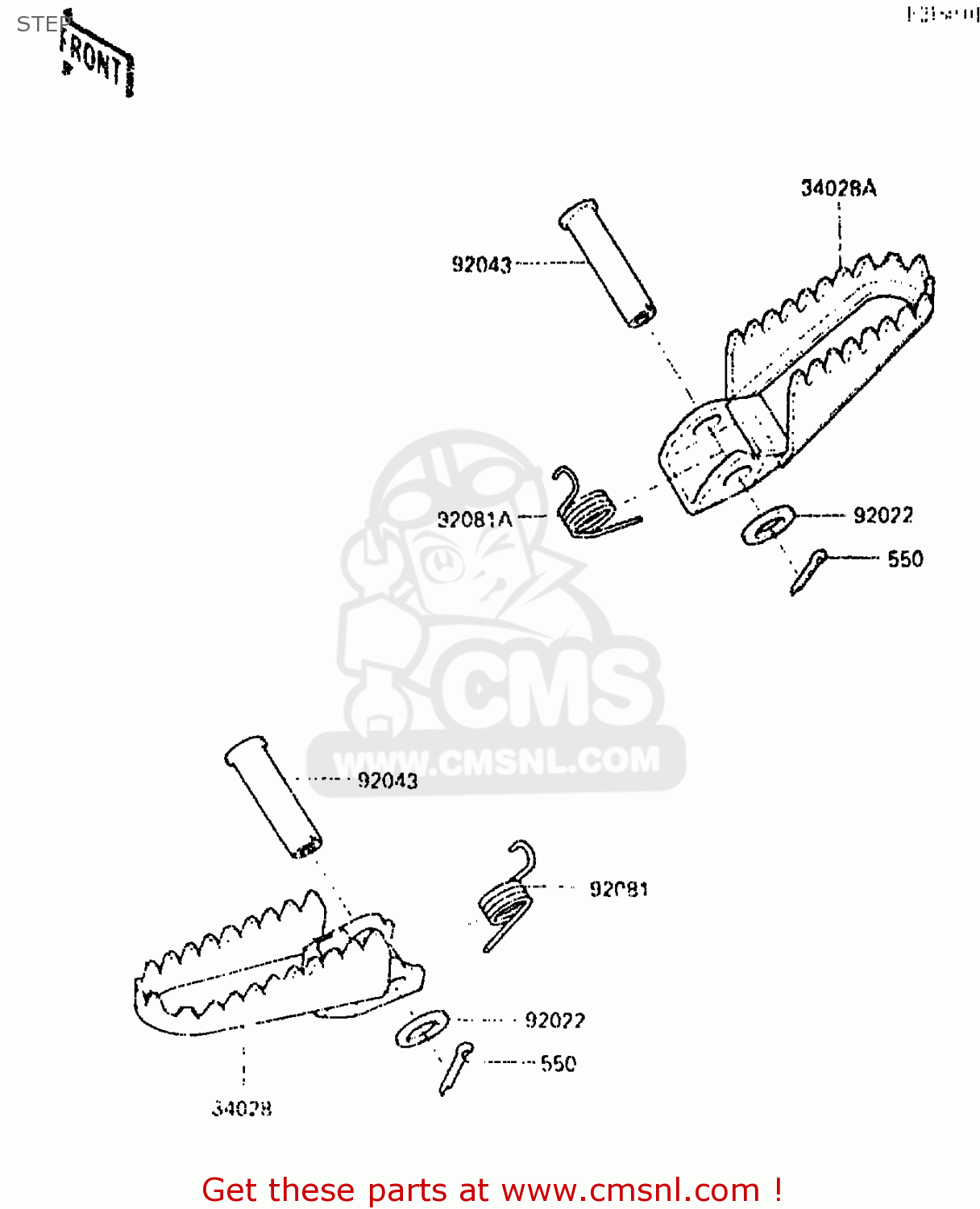 STEP KX250-C2 1984 USA CANADA UK AL