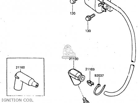 IGNITION COIL - KX250-C2 1984 USA CANADA UK AL