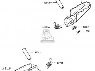 STEP - KX250-C2 1984 USA CANADA UK AL