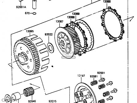 CLUTCH - KX250-D1 1985 UNITED KINDOM AL