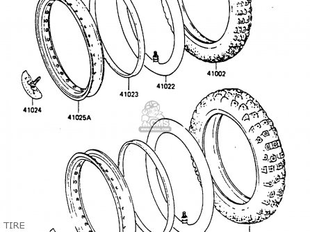 TIRE - KX250-D1 1985 UNITED KINDOM AL