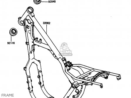 FRAME - KX250-D1 1985 UNITED KINDOM AL