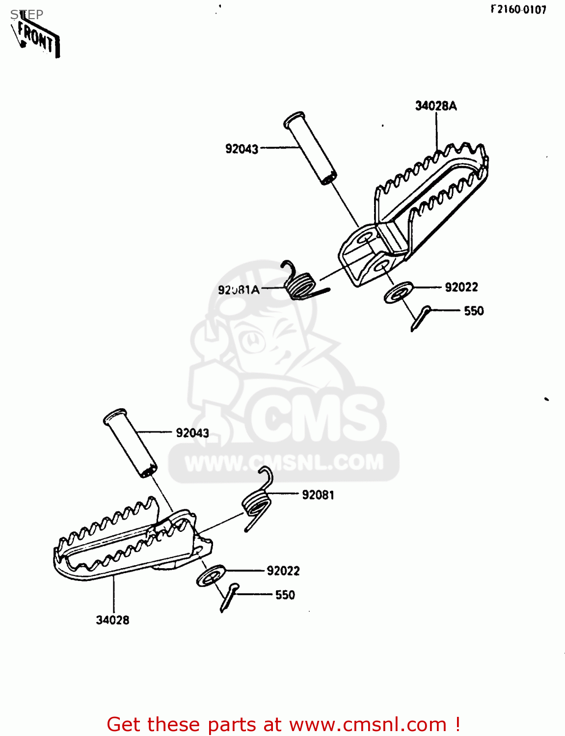 STEP KX250-D2 1986 EUROPE UK AL