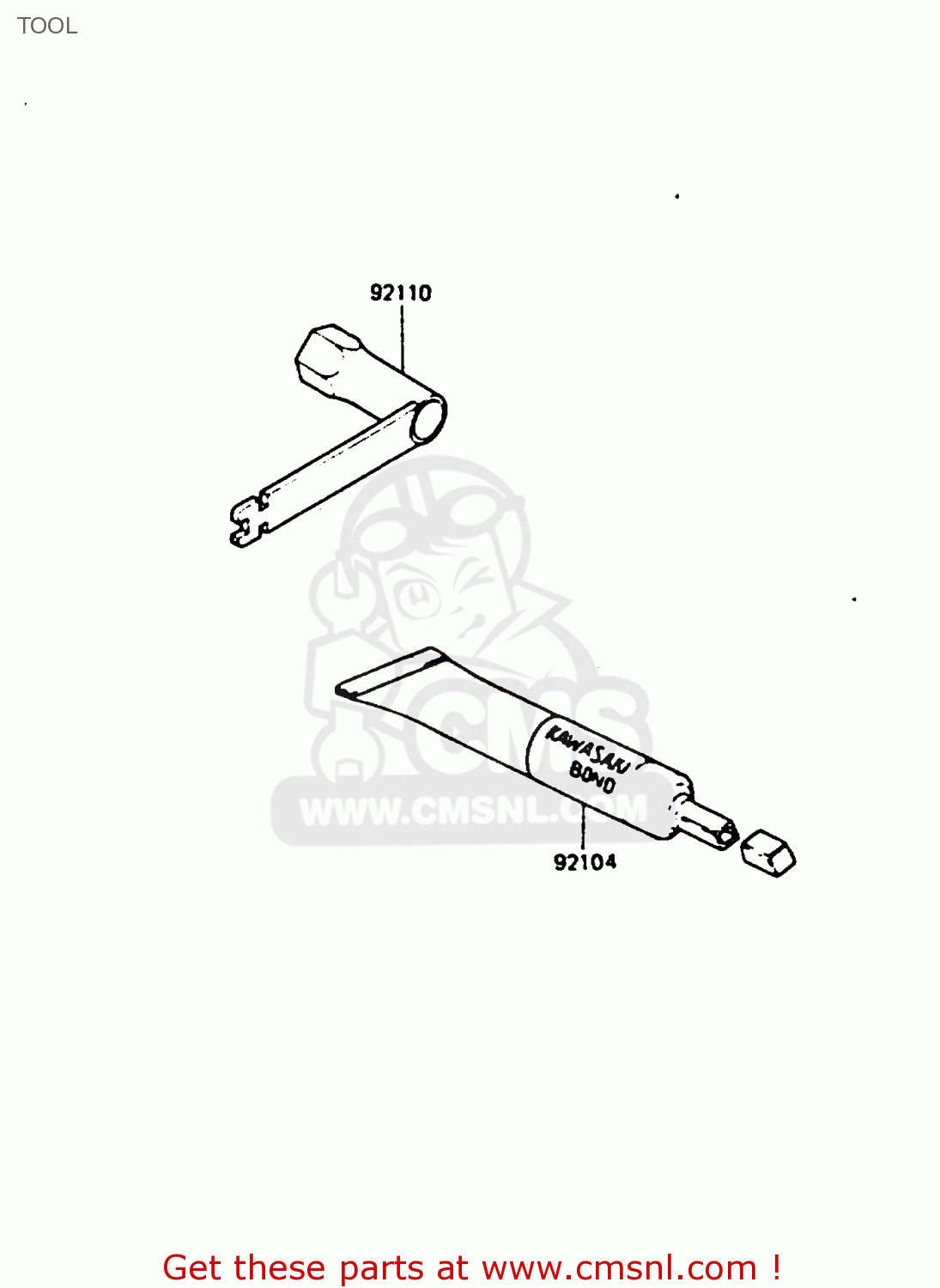 TOOL KX250-D2 1986 EUROPE UK AL