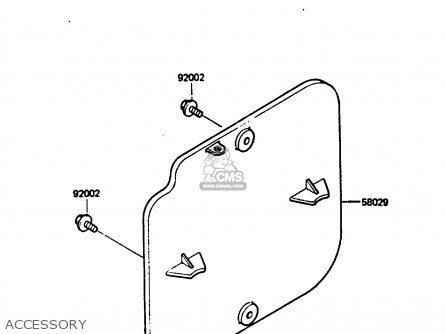 ACCESSORY - KX250-D2 1986 EUROPE UK AL