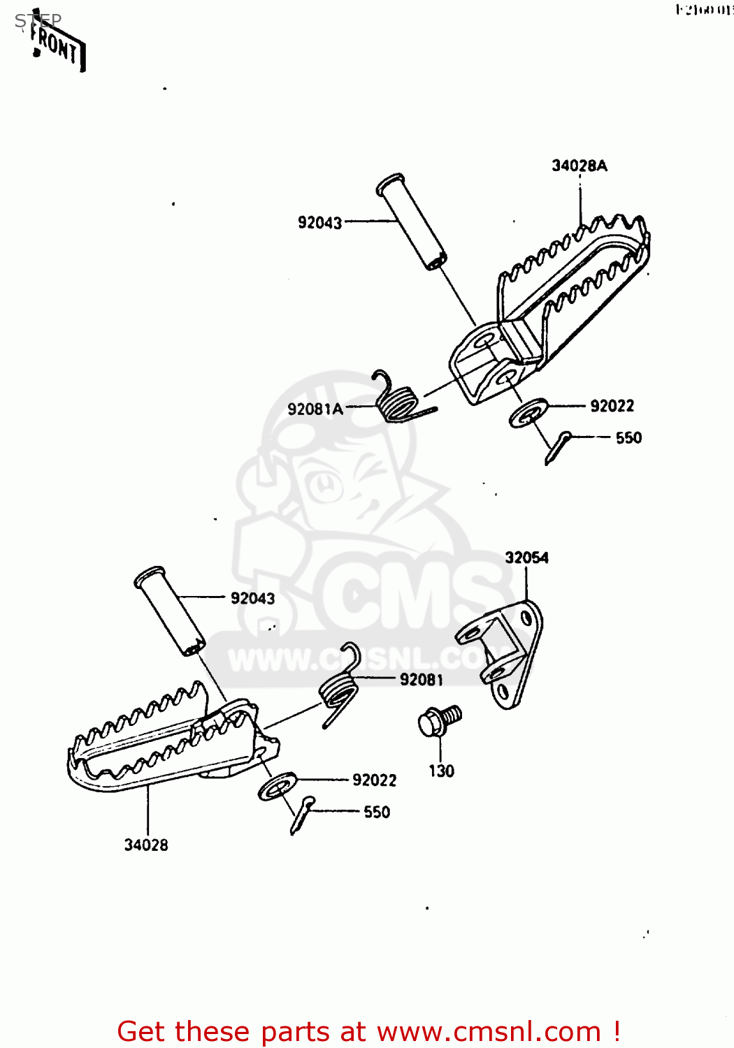 STEP KX250-E1 1987 EUROPE UK AL