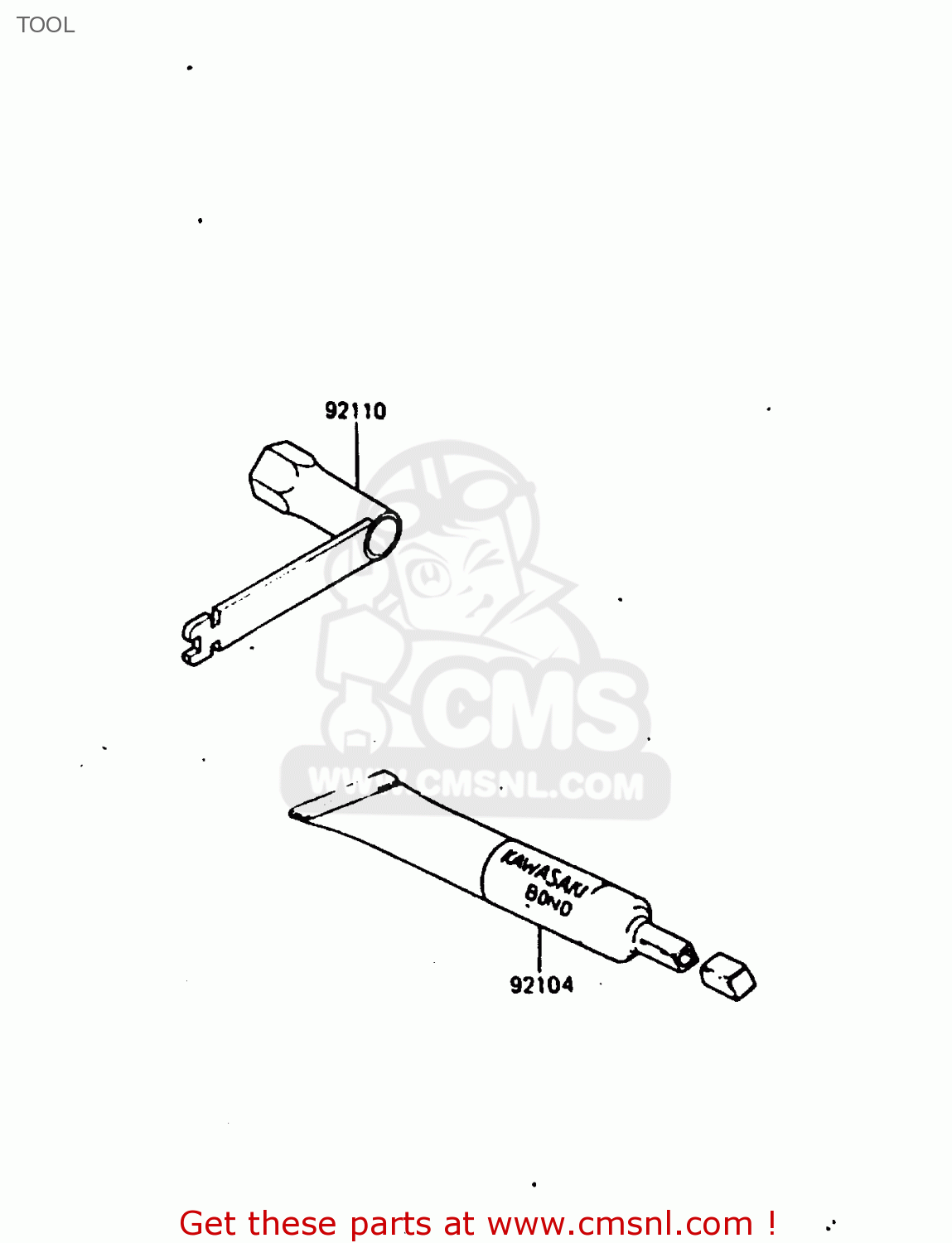 TOOL KX250-E1 1987 EUROPE UK AL