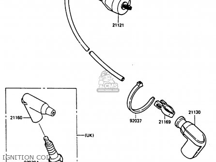 IGNITION COIL - KX250-E1 1987 EUROPE UK AL