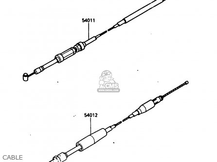 CABLE - KX250-E1 1987 EUROPE UK AL