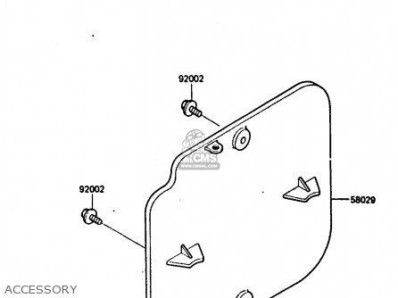 ACCESSORY - KX250-E1 1987 EUROPE UK AL