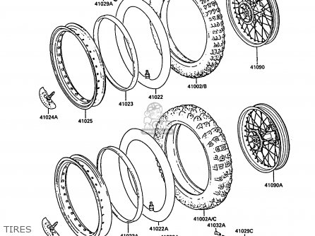TIRES - KX250-F1 1988 EUROPE UK AL