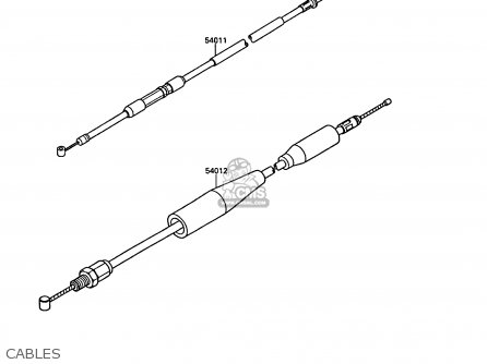 CABLES - KX250-F1 1988 EUROPE UK AL