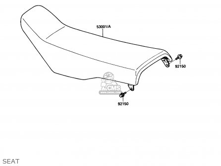 SEAT - KX250-F1 1988 USA CANADA