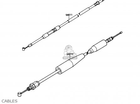 CABLES - KX250-F1 1988 USA CANADA