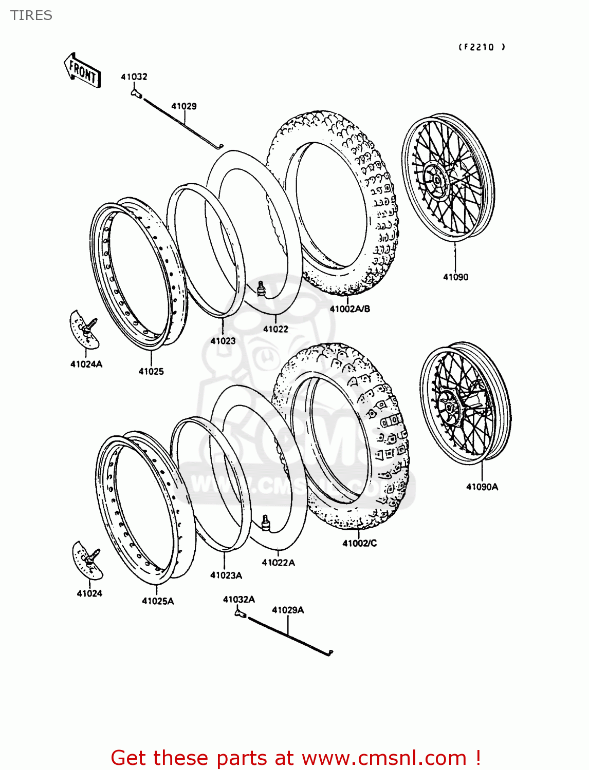 TIRES KX250-G1 1989 EUROPE UK AL