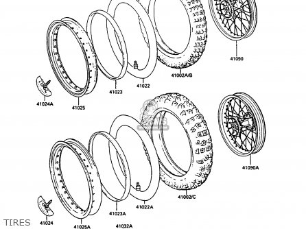 TIRES - KX250-G1 1989 EUROPE UK AL