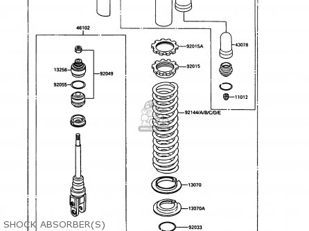 SHOCK ABSORBER(S) - KX250-G1 1989 EUROPE UK AL