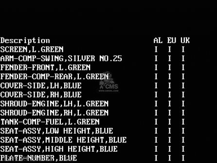 1989 KX250-G1     00 - KX250-G1 1989 EUROPE UK AL