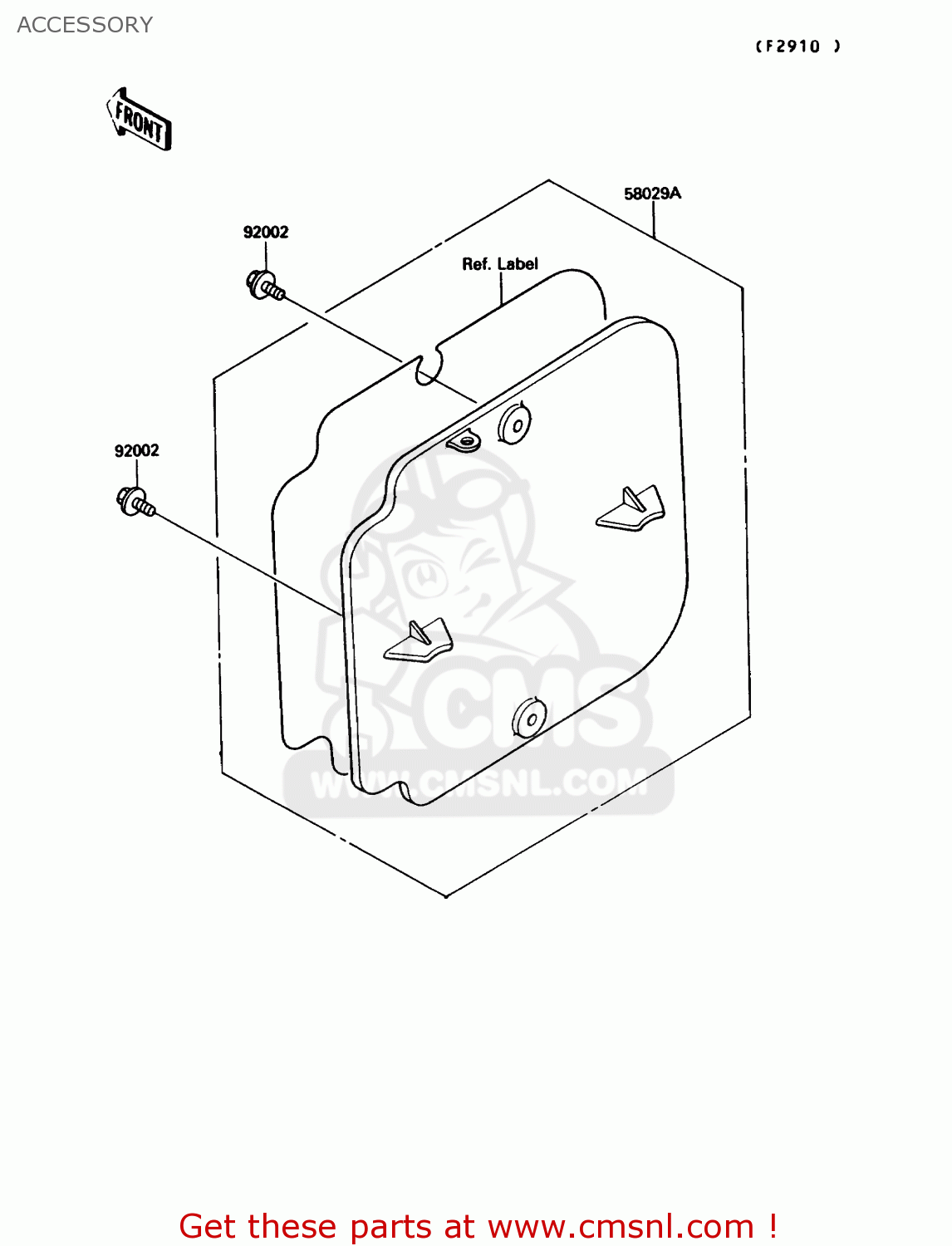 ACCESSORY KX250-G1 1989 USA CANADA