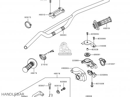 HANDLEBAR - KX250-J1 1992 EUROPE AS